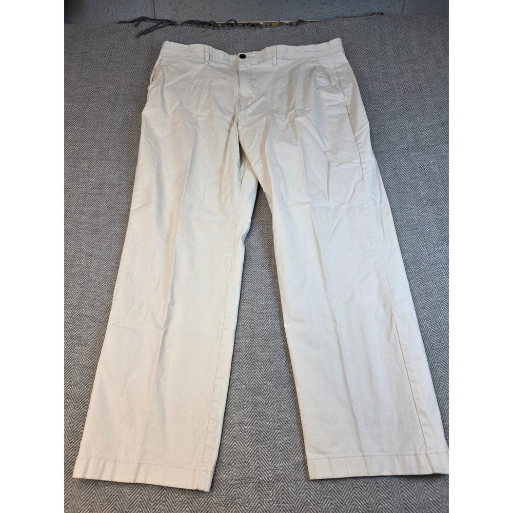 Amazon Essentials Mens 42x32 Classic Fit Chino Pants Stone Beige Khakis